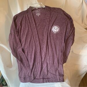 U-Trau Maroon Open Cardigan